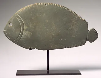 Tavolozza di pesce Tilapia, Tardo Periodo Naqada II-III, c.3300-3000 a.C.